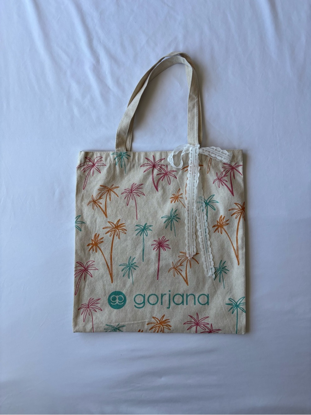 Gorjana palm tree tote bag